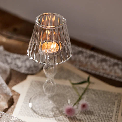 Lamp Glass Candle Holder
